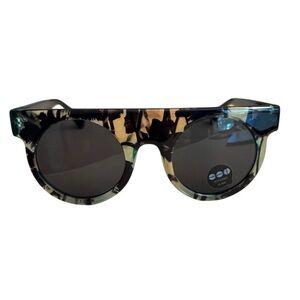 NEW Komono Hippolyte Palms Sunglasses UV Protection Acrylic Funky Glasses